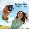 2K HD Magnetic Neck Strap Sports Camera 130° Wide Angle IP66 Waterproof Thumb Camera with Loop Recording Mini Action Cam for Cycling Climbing Vlogging