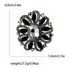 Fashion Creative Alloy Rhinestone Medium Glass Brooch Versatile Exquisite Women'S Clothing Brooch Ornament Pin
