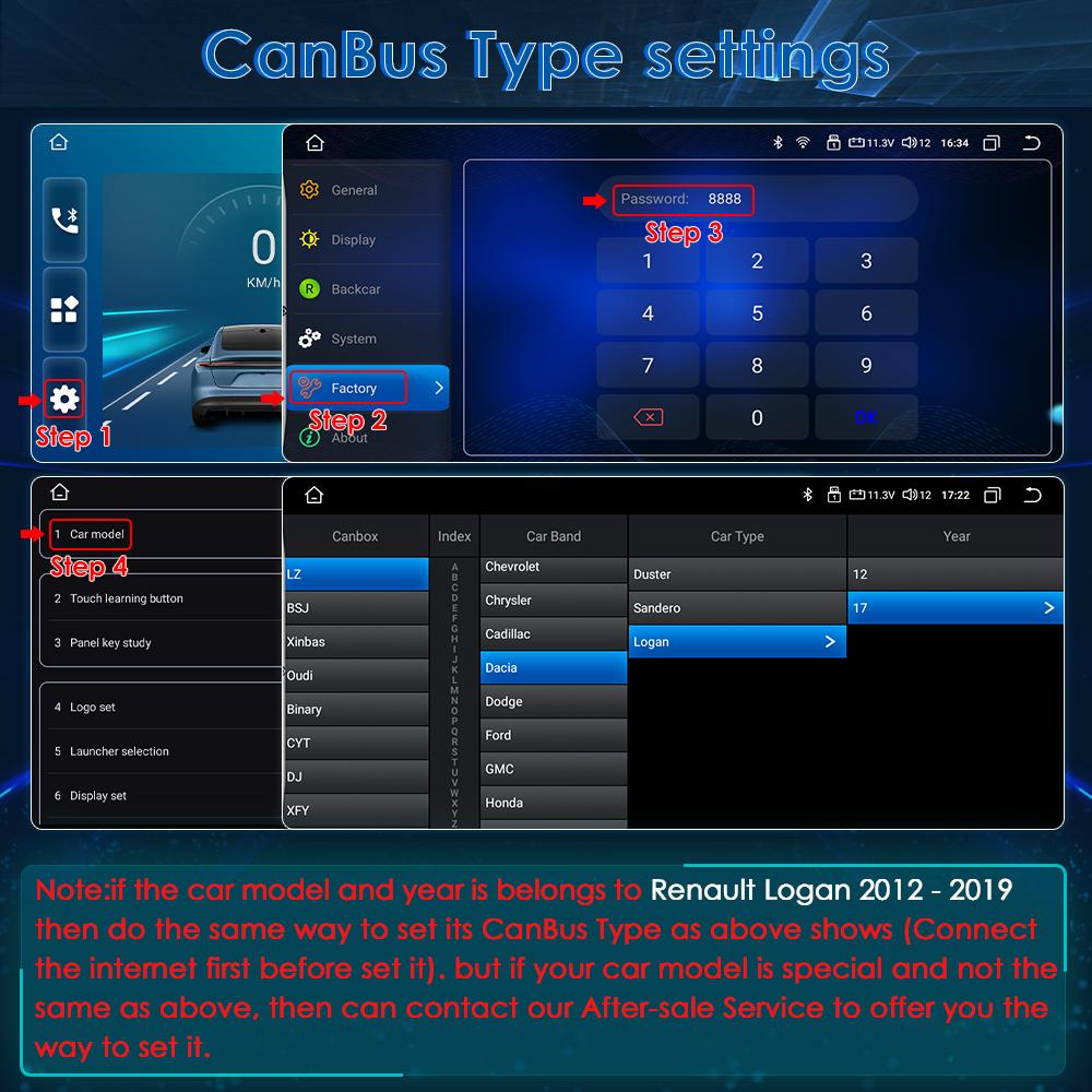 2din Android Autoradio for Renault Logan 2 2012 - 2019 Sandero 2 Car Radio Multimedia Video Player GPS Navi Head Unit Carplay 4G Intelligent Screen