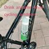 22 OZ 2 in 1 Misting Water Bottle Large Ccity Wide Mouth Leak Proof Green for Mountaineering Gym Cycling Sports Activities