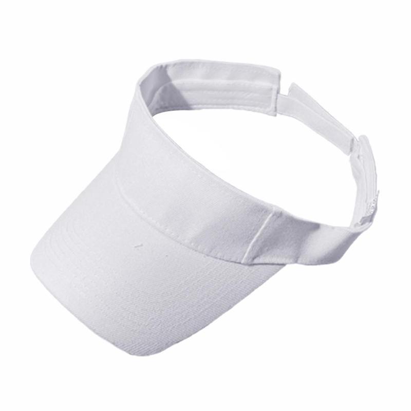Buy Adjustable Visor Sun Plain Hat 