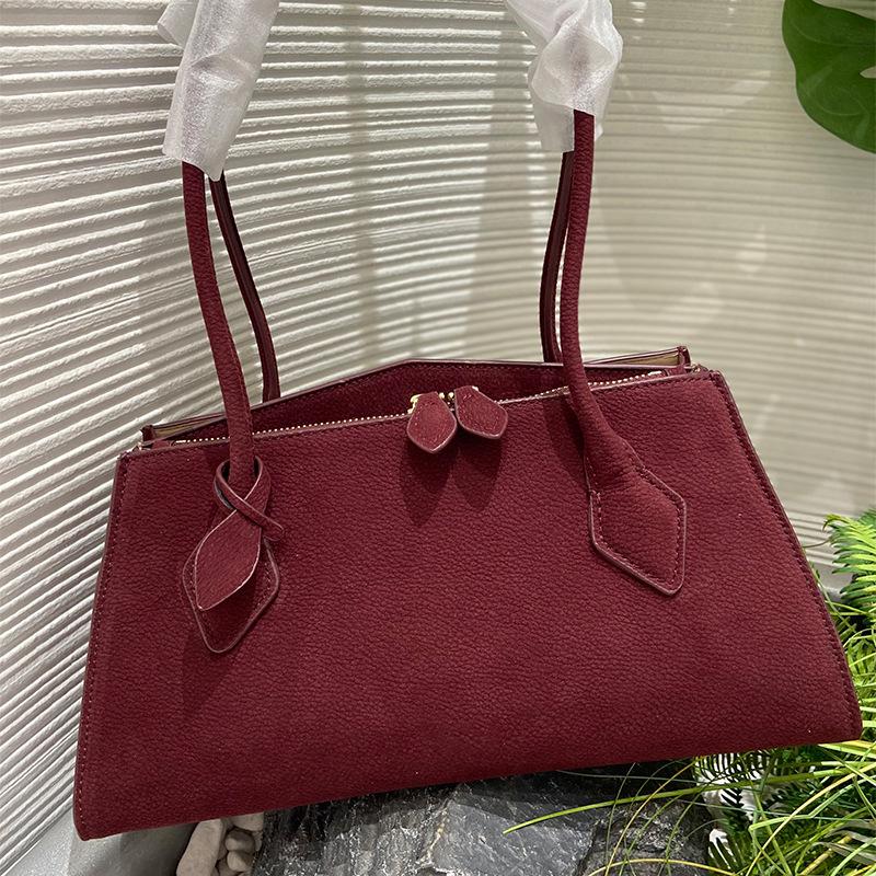 Ala Retro Leather Armpit Bag Sausage French Stick All-match One-shoulder Handbag Commuter Cowhide