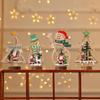 LOVEOFANTS Christmas Wooden Tabletop Decor Set