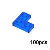 MOC Transparent Bulk Bricks 1x1 2x4 1x4 Clear Building Block Wall Panels and Baseplates