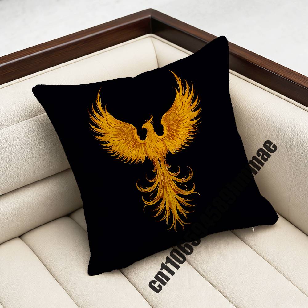 For Phoenix Throw Pillow Case Sham 45X45Cm 35X35Cm Square Bedroom Pillowcase Cushion Cover