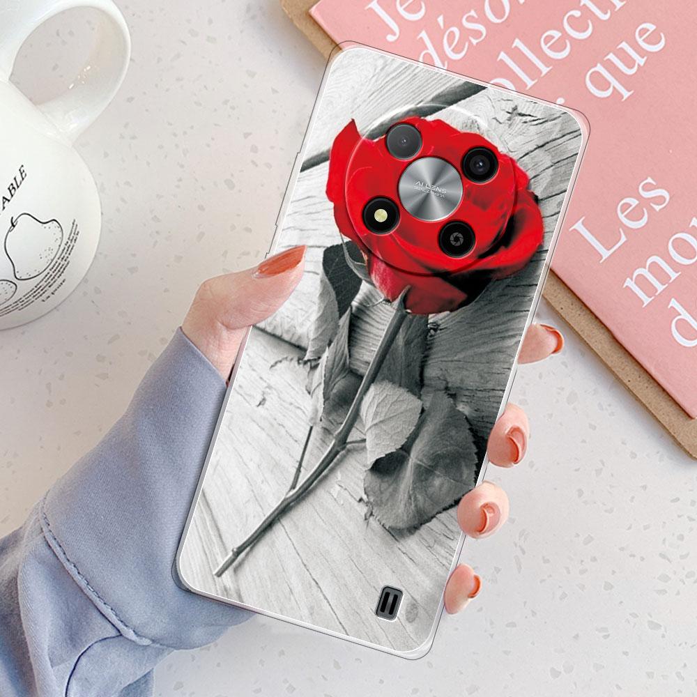 Pour ZTE Blade A73 Coque Pour ZTE Blade A73 5G Housse Mode Transparente Protection Silicone Souple Étui Téléphone Pour ZTE Blade A73 Coque Fundas