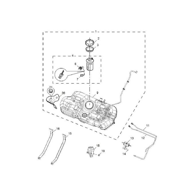 1kit Fuel Pump assy. for Chinese SAIC ROEWE 350 MG3 MG5 1.5L engine Auto car motor parts 50016710
