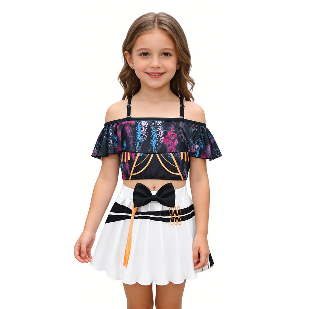 Set costume da bagno casual alla moda per bambini