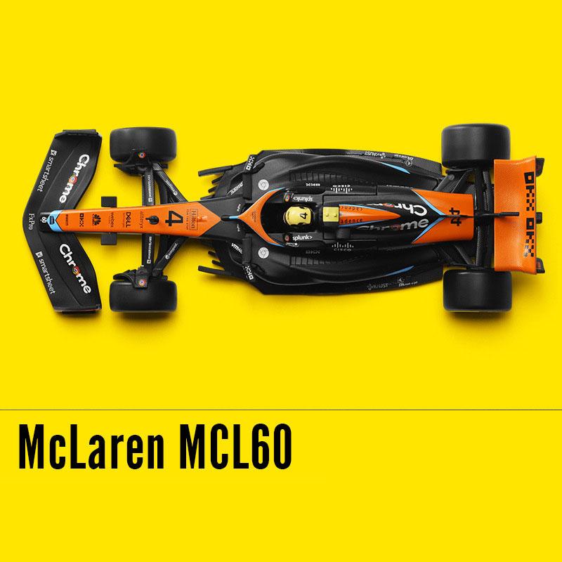 1:24 McLaren MCL60 Miniature Cars Alloy Toys Diecast Models Wheels Can Turned Rolling Sliding Sports Car Boys Festival Gifts
