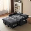 Sofa Bed Flieks 2-seater Sofa with Sleep Function, Adjustable Backrest, USB Ports and Mobile Phone Holder