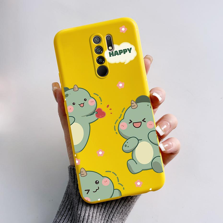 For Xiaomi Redmi 9 Case Redmi 9 Prime Cover M2004J19G M2004J19C redmi9 Cute Cartoon Bear Silicone TPU Soft Phone Case Back Cover
