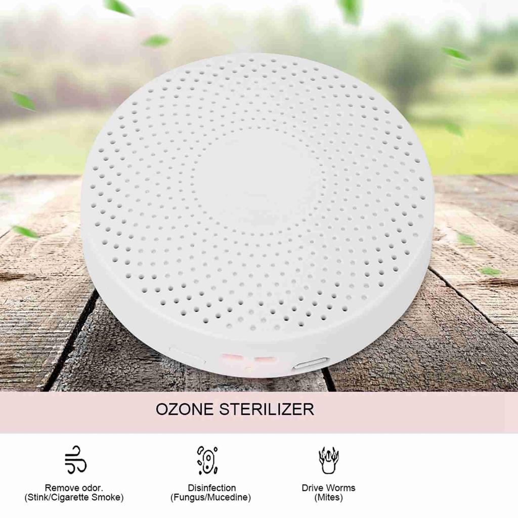 USB Töltés Hordozható Ózon Generátor Sterilizáló Légtisztító Szagszűrés Fertőtlenítés