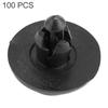 EBTOOLS Body Buckle, Push Type Hood Bumper Mud Guard Liner Fastener Retainer Clip for Toyota 90467-07166 (100Pcs)