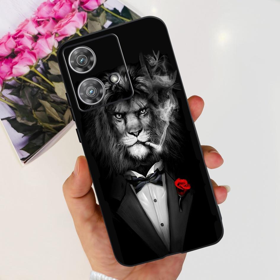 For Motorola Edge 40 Case Moto Edge 40 Neo 5G 2023 Cover Stylish Pattern Soft Slim Black Fundas For Moto Edge40 Edge40Neo Bumper