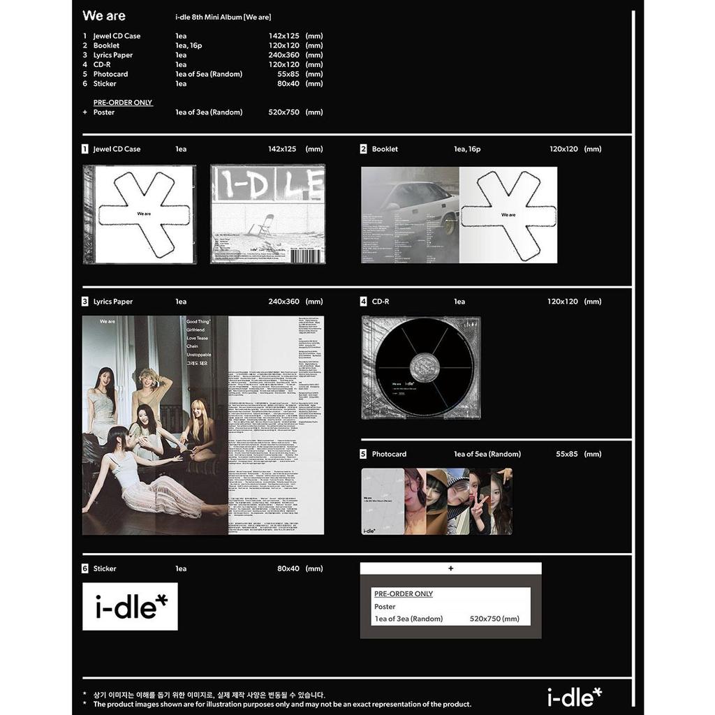 (Special Jewel Ver.) I-dle ((G)I-DLE) [WE ARE] 8th Mini Album