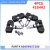 A0009057200 TPMS 433MHZ Capteur de Pneu 4PCS Pour Mercedes-Benz W246 W204 C117 W212 X156 X166 Système de Surveillance de la Pression des Pneus 0009057200