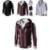Luxurious Men's Winter Hoodie With Warm Hooded Sweatshirt For Ultimate Comfort