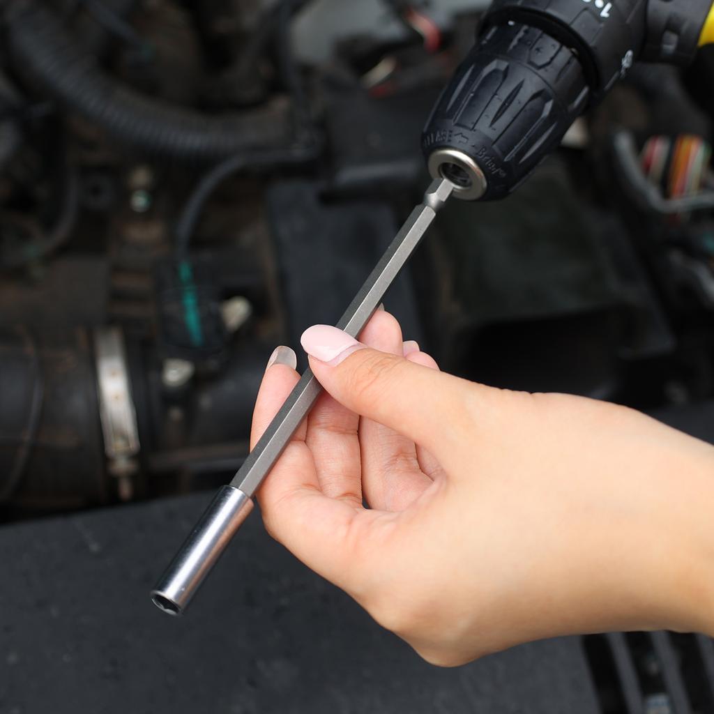 60/100/150mm Hexagonal Shank Extension Connecting Rods 1/4 Magnetic Drill Bit Shank Extension Rod Screwdriver Joint Tool Set