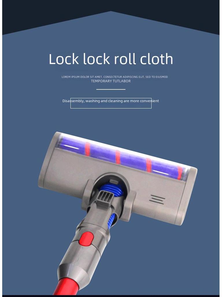 Compatible Electric Suction Floor Brush Head for Dyson V6 V8 V10 Vacuums