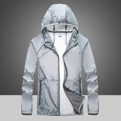 100% Nylon Unisex Sonnenschutzjacke mit individuellem Logo für Outdoor-Aktivitäten