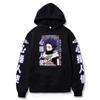 My Hero Academia Anime Streetwear Hitoshi Shinso Print Hooded Men Women Prevalent Hoodies Oversized Sweatshirt Harajuku Pullover