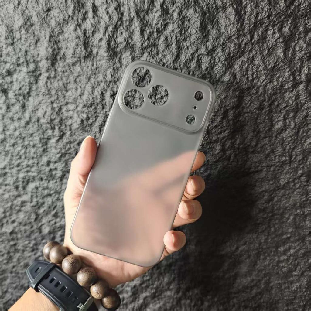 Applicable to Apple 17promax ultra-thin PP mobile phone case iPhone16 protective case 15pro matte hard case 13/14