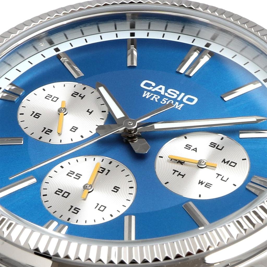 CASIO Standard Quartz Watch display Blue International Model [Casio] Men's MTP-1375D-2A2V Multi-axis 24-hour