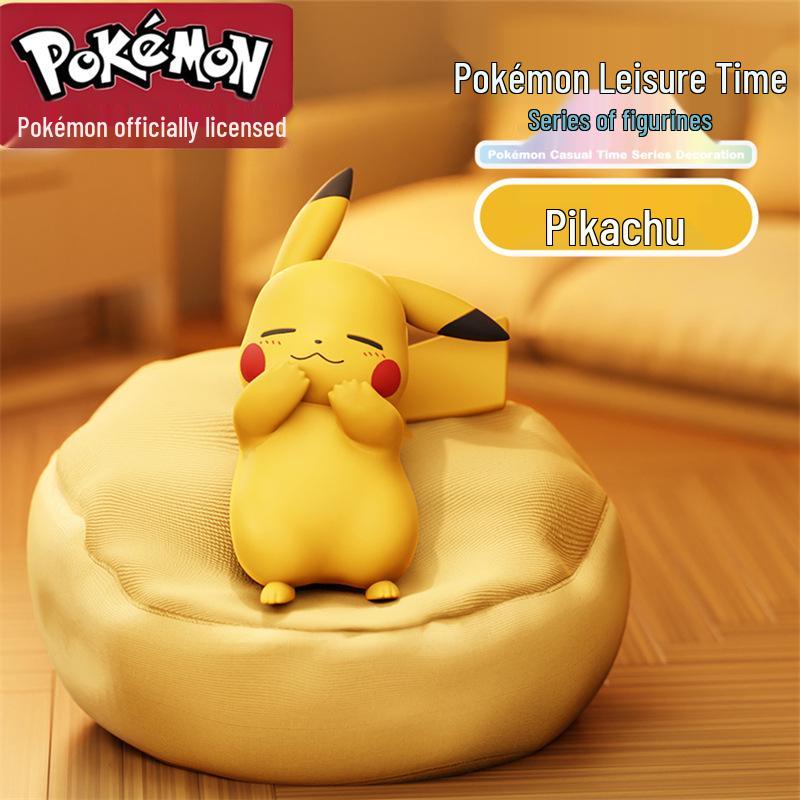 

Новые оригинальные фигурки Pokémon серии для отдыха в позе для сна в закрытой коробке