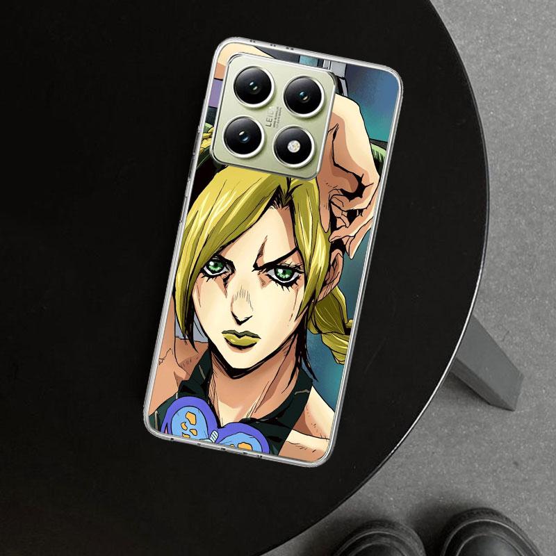 JoJo's Bizarre Adventure Jolyne Cujoh Phone Case Cover for Xiaomi Redmi Note 15 14 13 12 11 Pro Plus 14S 12S 11S 11T 11E 10S 10