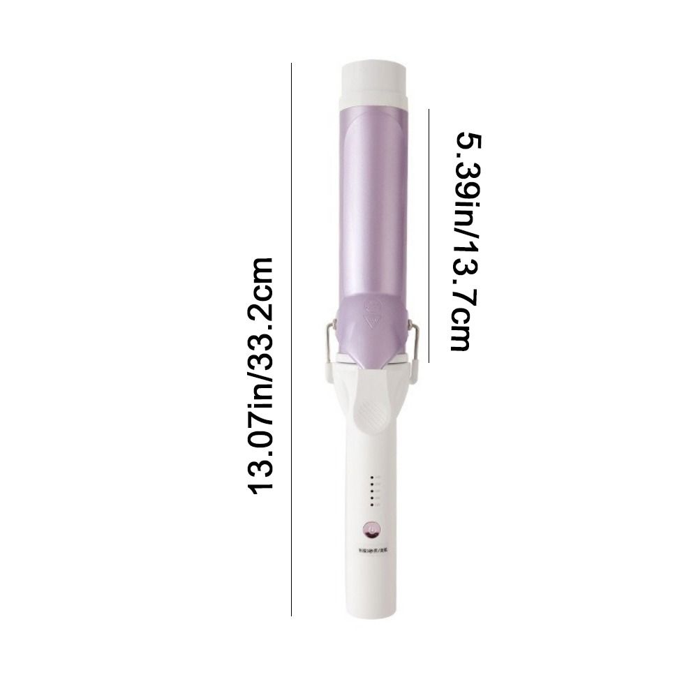 Ceramic 40 mm Hair Curling Iron Manual Fast Heating Electric Hair Curler Long Lasting Styling 5 Temperature Adjustment