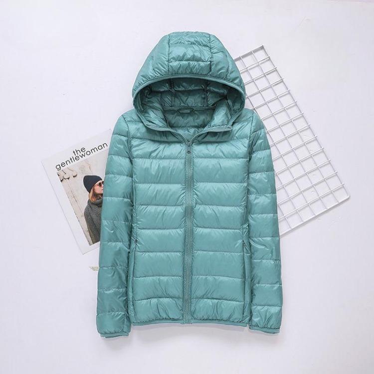 

2026 New Fashion White Duck Down Jacket Ladies Short Thin Thick Warm Slim Temperament Coat 8XL