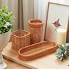 Imitation Rattan Wicker Woven Serving Basket For Bread Fruit Vegetables Restaurant Serving Tabletop Display Basket Cosmetic Box