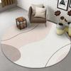 Christmas Series Round Carpet Living Room Dirt Resistant Decoration Sofa Cushion Bedroom Bed Blanket Table And Chair Mat