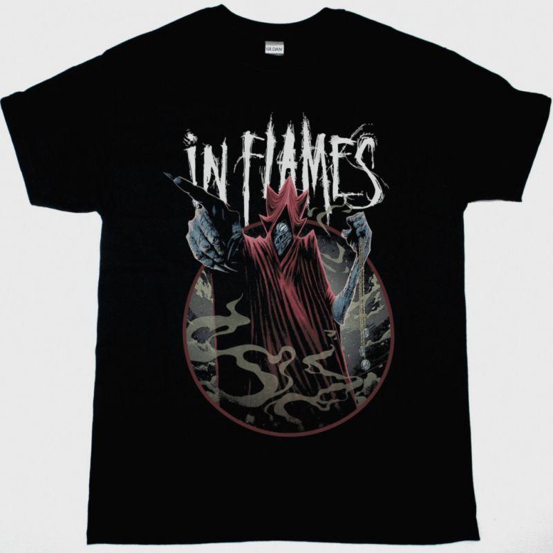 IN FLAMES TIME JESTER NEW BLACK T-SHIRT Unisex T-Shirt S