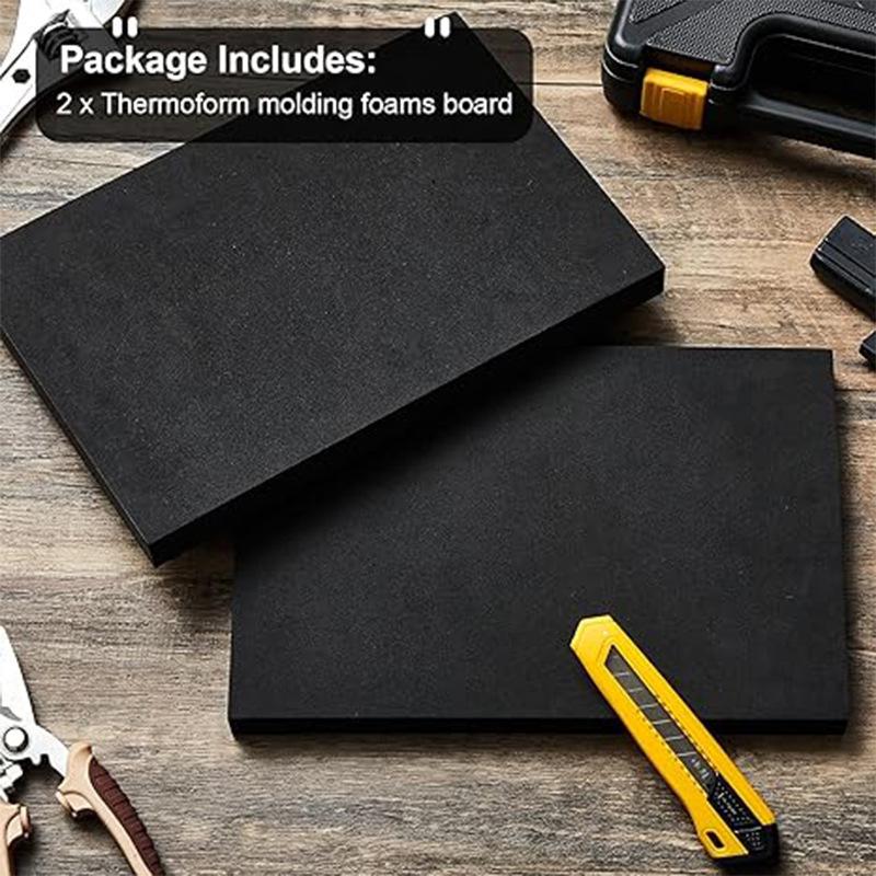 2pcs K Sheath Foam for Knife K Sheath Molding EVA Sponges for Kydex Extrusion Sheath Produce Protector 320x320x23mm