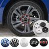 New 4PCS 60mm Repack Wheel Center Cap Logo Hub Cover Badge For Volkswagen Polo Passat B5 B6 B7 T4 T5 MK4 MK5 MK6 Tiguan Jet