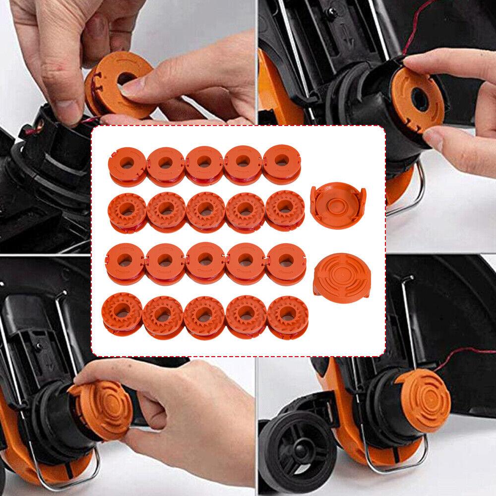 Bobina di ricambio per decespugliatore Bobina compatibile Worx per Worx WA0010 Bobina per bordatore Bobine per decespugliatore Bobina per decespugliatore