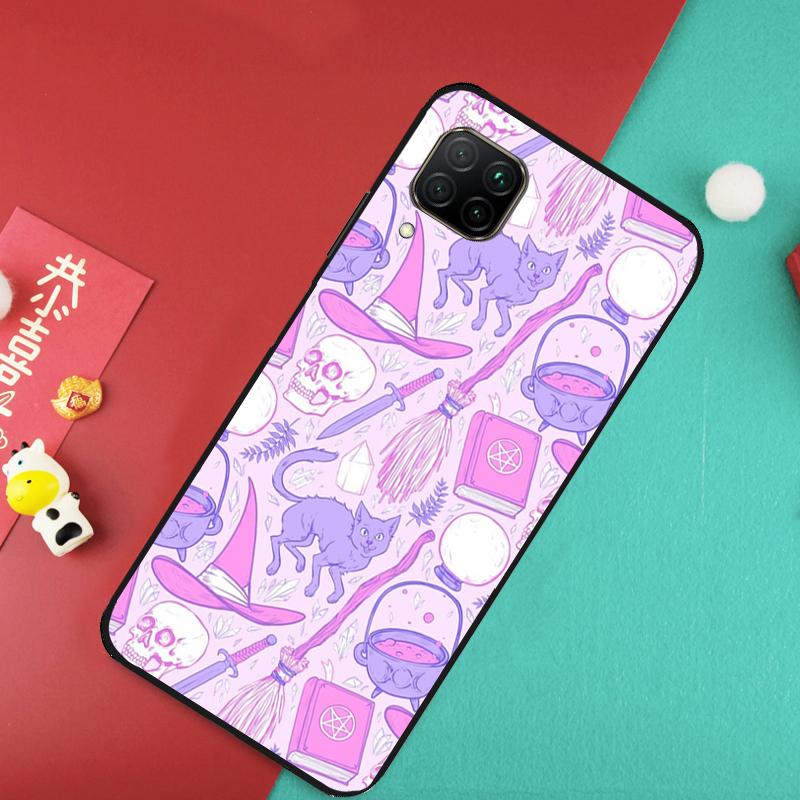 

Pastel Goth Witchy For Huawei Nova 7i 8i 11i 12i Y73 Y72 Y61 Y91 Y90 Y70 Y60 9 10 SE 11 Pro P30 P40 Lite Case Huawei Nova 12i