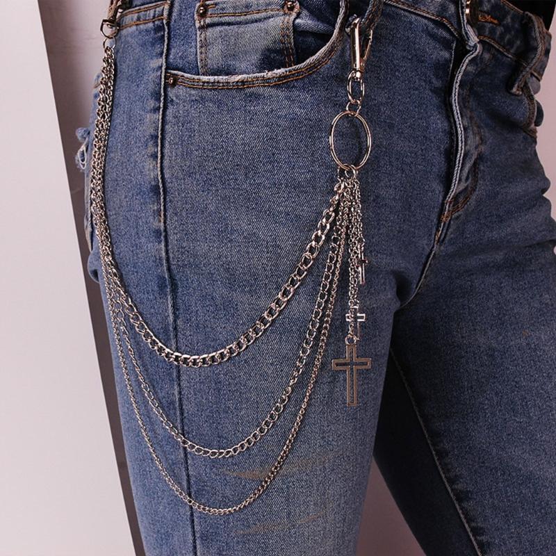 Adjustable Multi Layer Metal Pants Chain Belt Accessory For Women Men Fashionable Stylish Design Lightweight