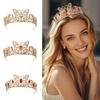Luxury Queen Crowns Shiny Princess Tiaras Temperament Women Hair Hoop  Photography Props