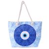 Women's Beach Bag Devil Eyes Tote Blue Eyes Shoulder Bag Evil Eye Canvas Bag