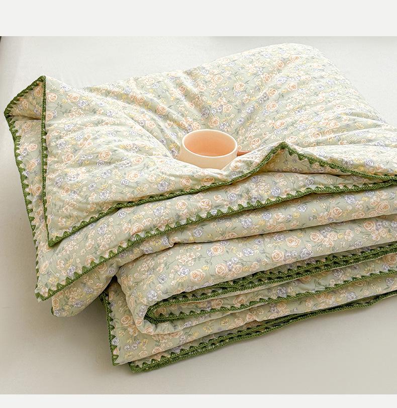 Class A Xinjiang Cotton Summer Quilt, Machine Washable, Soft Cotton Gauze, Air Conditioning Cool, Dormitory Quilt