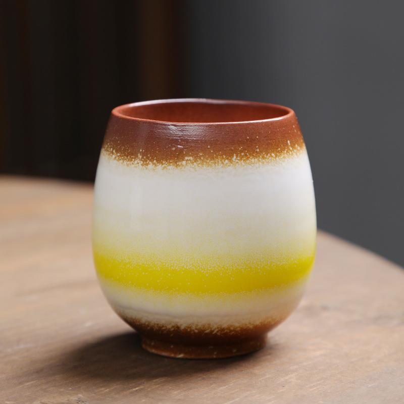 200ml Japanese Style Ceramic Cup Kiln Change Wine Mug Water Mugs Coffee Cup Personal Single Pottery Tea Cups Drinkware New