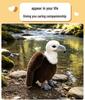 Stofftier Weißkopfseeadler - Kinderspielzeug und Heimdeko-Ornament