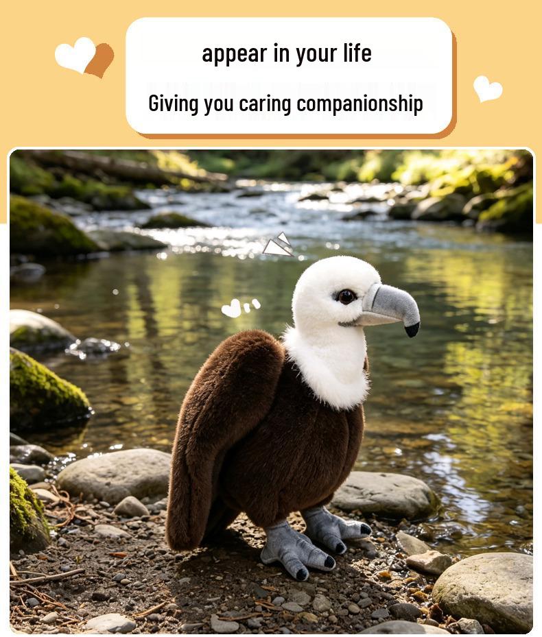 Stofftier Weißkopfseeadler - Kinderspielzeug und Heimdeko-Ornament
