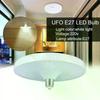 220V LED-Glühbirne E27 LED-Lampe Superhell 15W UFO LED-Leuchten Innen Kaltweiße Beleuchtung Tischlampen Garagenlicht