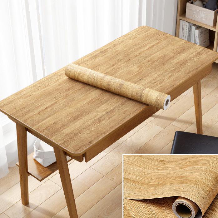 Selbstklebende Tapete mit Massivholzmaserung für Möbel- und Schrankrenovierung