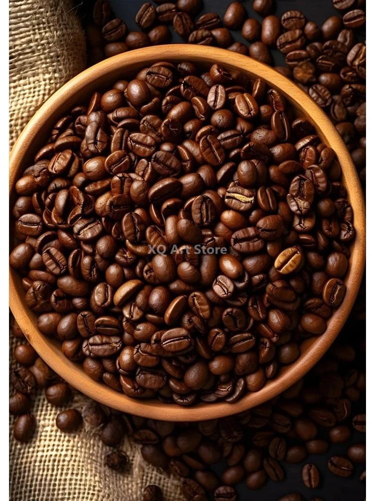 Vintage Coffee Beans Coffee Time Posters Prints Canvas Painting Wall Art Pictures For Kitchen Shop Room Decor Frameless Gifts