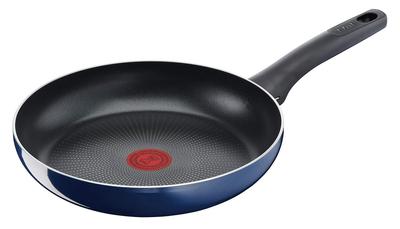 Tefal Bratpfanne, 26 cm, für Gasfeuer geeignet, Blau Intense Frying Blue D52105 „Royal Pan“, antihaftbeschichtet