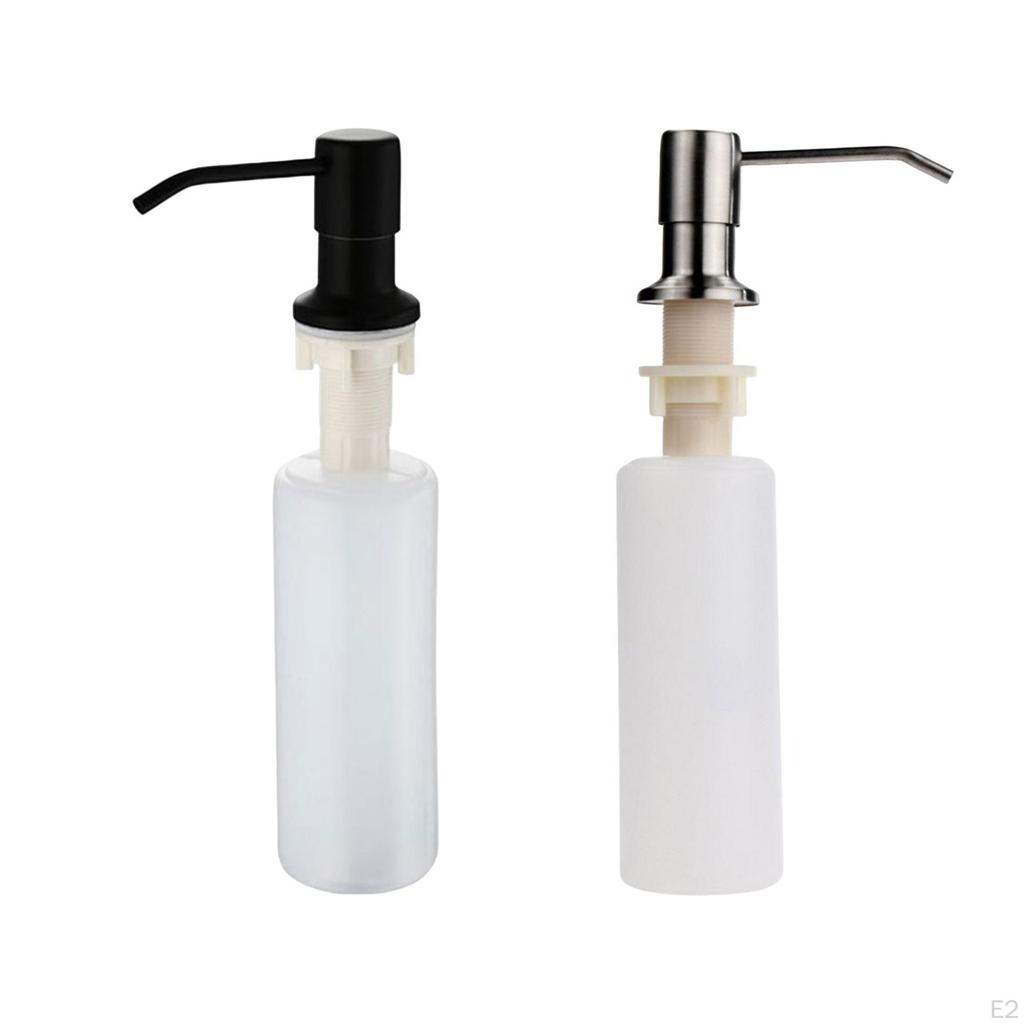 Liquid Soap Dispenser Stainless Steel for Sink Opening 25mm~36mm Office